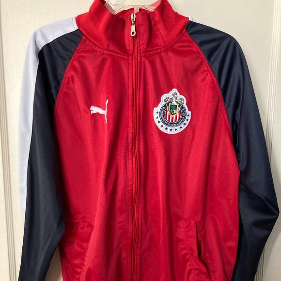 Puma Other - Puma Brand Chivas Futbol Zip Up Red Jacket Size M/L